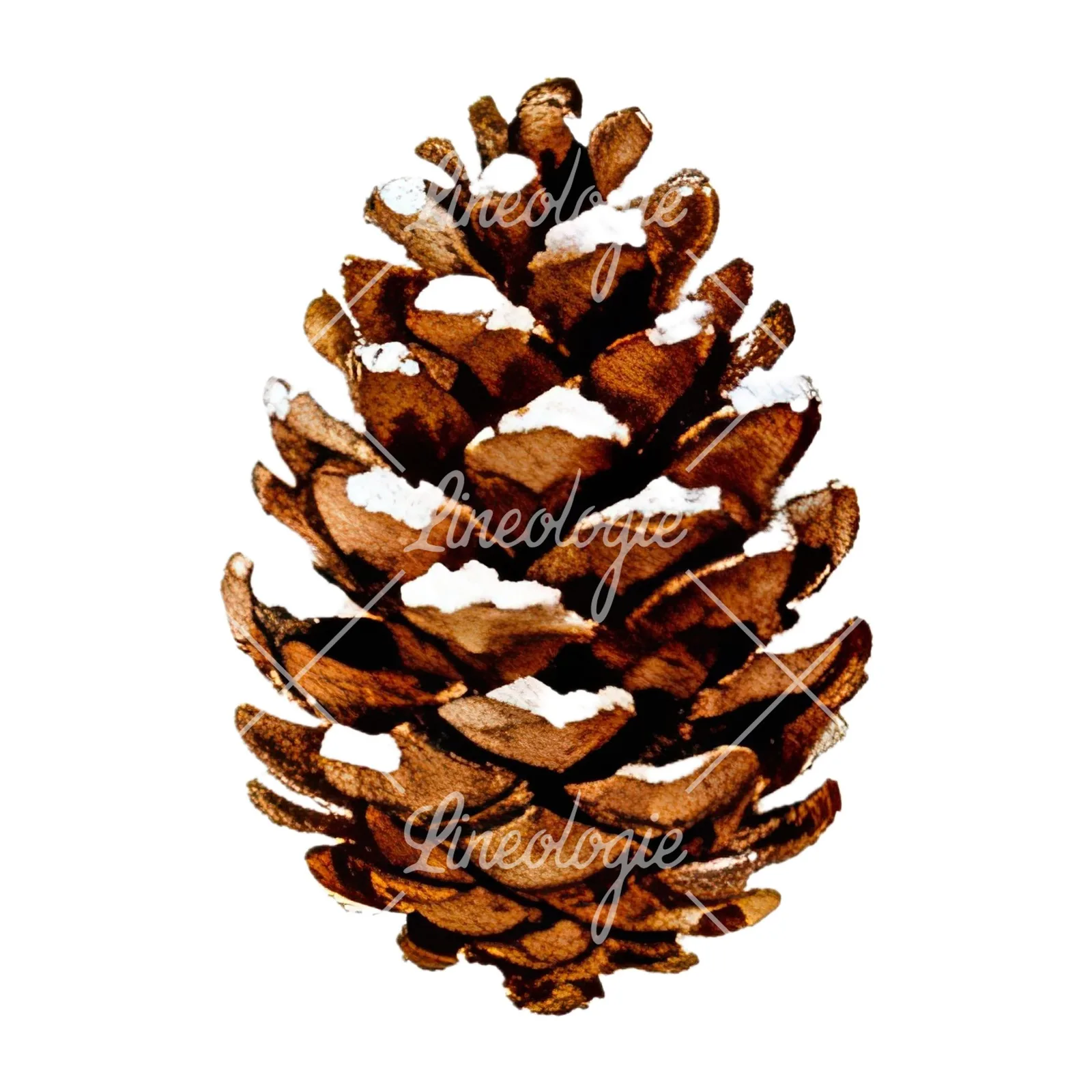 Watercolor Christmas item with deer clipart 9 of 12 on a white background (JPG)