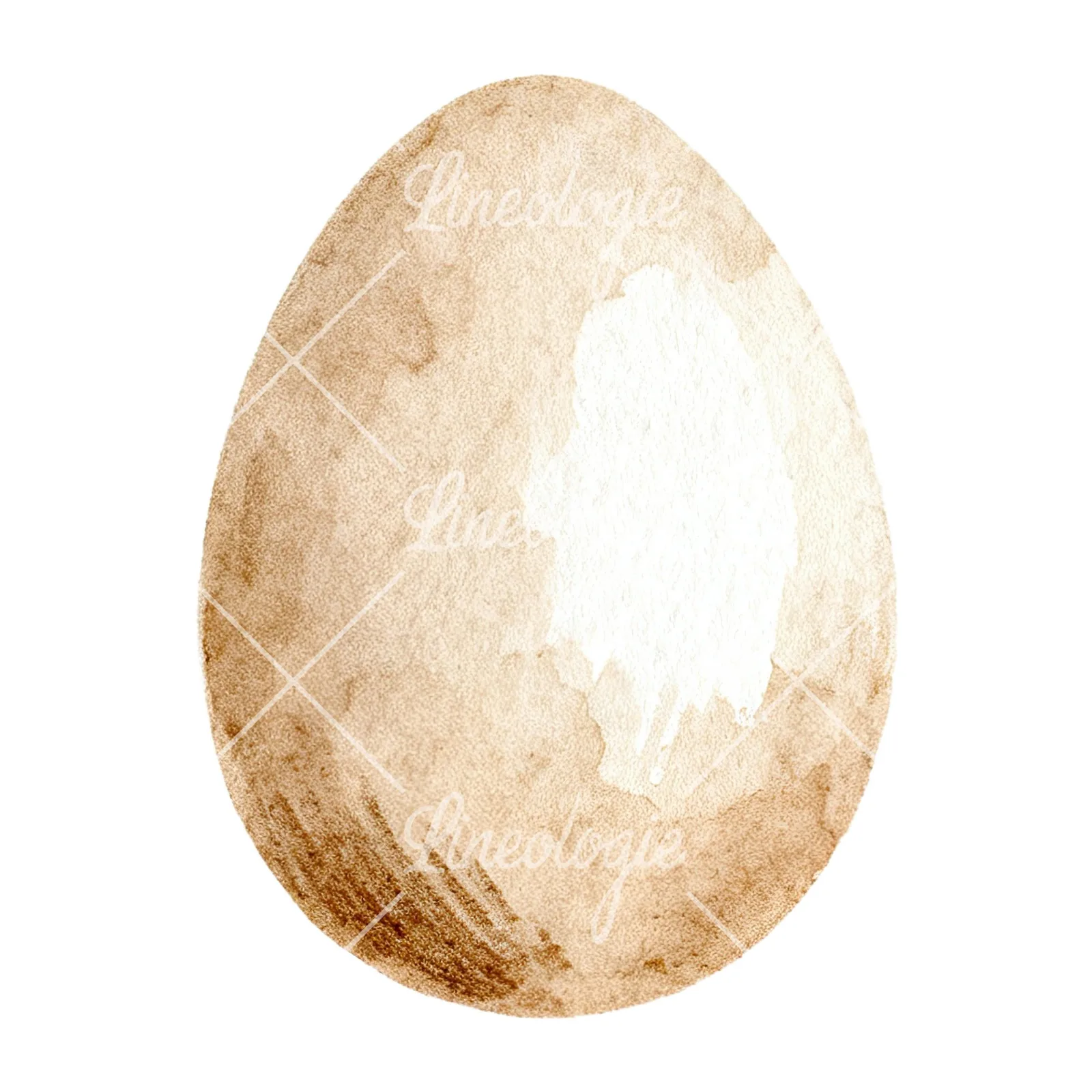 Watercolor Easter with crosses and bird clipart 4 of 12 on a white background (JPG)