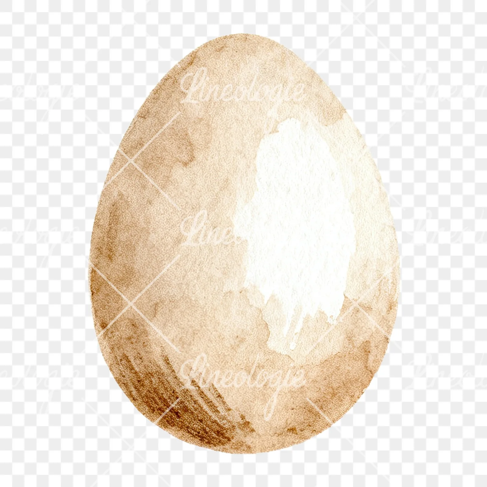 Watercolor Easter with crosses and bird clipart 4 of 12 on a transparent background (PNG)