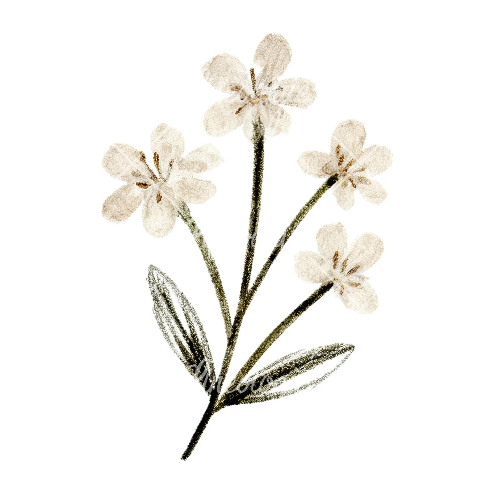 Watercolor Easter with crosses and bird clipart 12 of 12 on a white background (JPG)